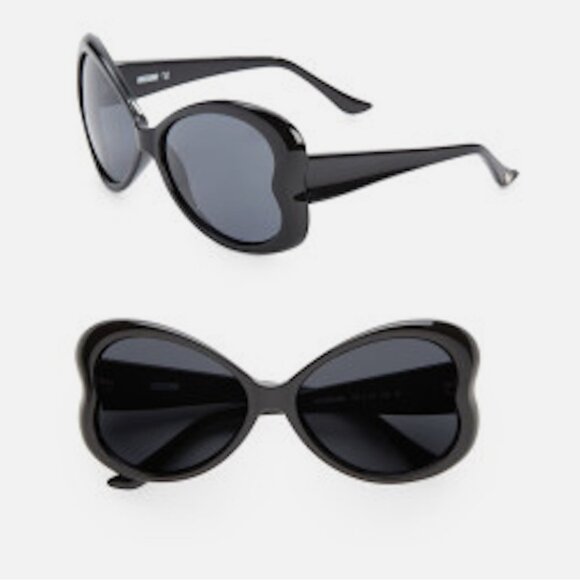 Moschino Accessories - Moschino Sideways Heart Plastic Sunglasses